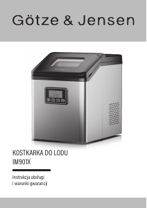 Instrukcja Götze & Jensen IM901X Kostkarka do lodu