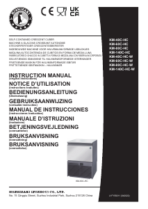 Brugsanvisning Hoshizaki KM-60C-HC Isterningmaskine