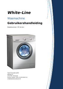 Handleiding Whiteline MT-611A+ Wasmachine