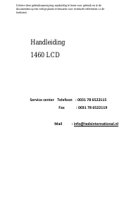 Handleiding Whiteline MT-1460 LCD Wasmachine