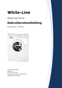 Handleiding Whiteline MT-RR510 Wasmachine