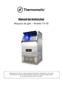 Manual Thermomatic TH-50 Máquina de fazer gelo