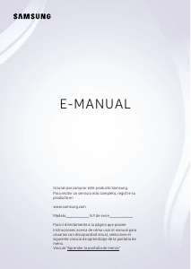 Manual de uso Samsung UN70NU6070F Televisor de LED