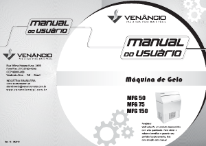 Manual Venâncio MFG 50 Máquina de fazer gelo