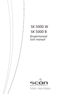 Manual Scandomestic SK 5000 B Dishwasher
