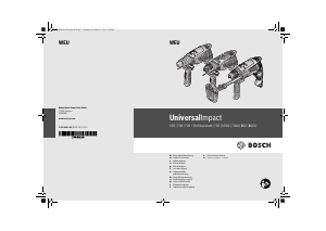 Kullanım kılavuzu Bosch Universal Impact 650 Darbeli matkap