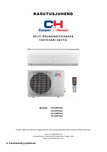 Kasutusjuhend Cooper & Hunter CH-S24FTXLA Kliimaseade