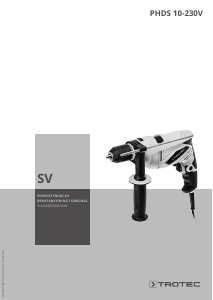 Bruksanvisning Trotec PHDS 10-230V Slagborrmaskin