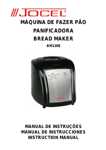 Manual de uso Jocel BM1208 Máquina de hacer pan