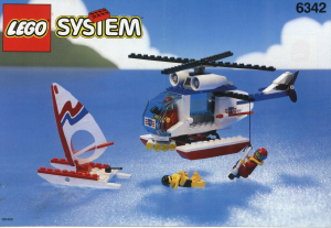Manual Lego set 6342 Town Beach rescue chopper