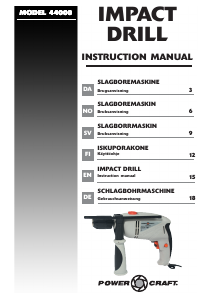 Manual Power Craft 44000 Impact Drill