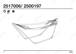 Manual VonHaus 2517006 Cama de rede