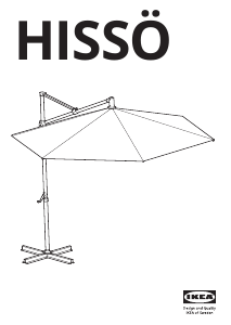 Bedienungsanleitung IKEA HISSO Sonnenschirm