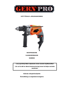 Käyttöohje Gern DAN0834 Iskuporakone