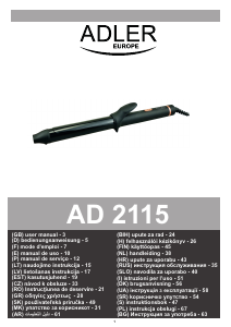 Manual Adler AD 2115 Hair Styler