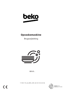 Brugsanvisning BEKO BDUS26141XQ Opvaskemaskine