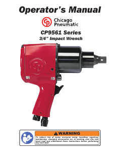 Manual Chicago Pneumatic CP9561 Impact Wrench