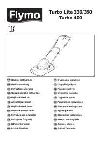 Vadovas Flymo Turbo 400 Vejapjovė