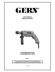 Käyttöohje Gern DAN0735 Iskuporakone
