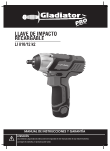 Manual de uso Gladiator Pro LI 810/12 k2 Llave de impacto
