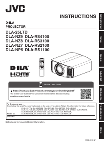 Manual JVC DLA-25LTD Projector