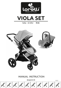 Mode d’emploi Lorelli Viola Set Poussette