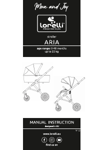 Наръчник Lorelli Aria Количка