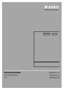 Brugsanvisning Asko DBI3444IJ.S Opvaskemaskine