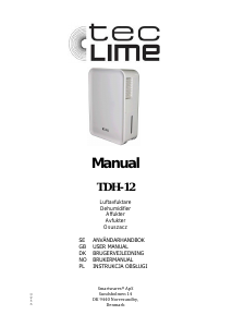Manual TecLime TDH-12 Dehumidifier