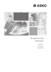 Brugsanvisning Asko R31834I Køleskab