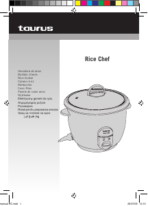 Manual Taurus Rice Chef Mașină de fiert orez