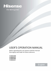 Manual de uso Hisense FV298N4AWF Congelador