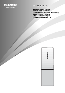 Bedienungsanleitung Hisense RB424N4CFC Kühl-gefrierkombination