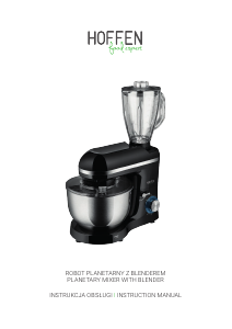 Instrukcja Hoffen SM-1518B Mikser