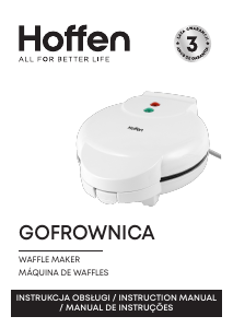 Instrukcja Hoffen WM-3070 Gofrownica