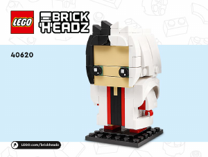 Használati útmutató Lego set 40620 Brickheadz Szörnyella és Demóna