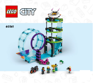 Bedienungsanleitung Lego set 60361 City Ultimative Stuntfahrer-Challenge