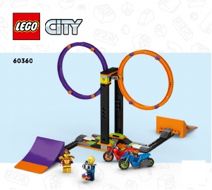 Manuale Lego set 60360 City Sfida acrobatica - anelli rotanti