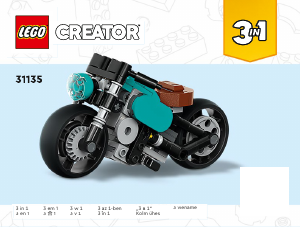 Mode d’emploi Lego set 31135 Creator La moto ancienne