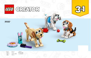 Mode d’emploi Lego set 31137 Creator Adorables chiens