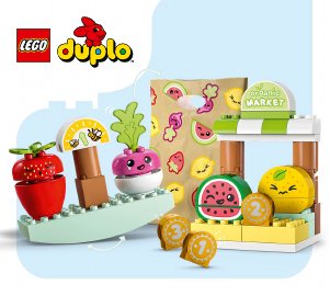 Handleiding Lego set 10983 Duplo Biomarkt