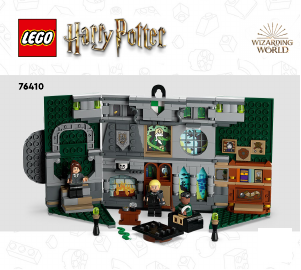 Käyttöohje Lego set 76410 Harry Potter Luihuisen tuvan vaakuna