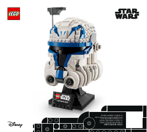 Manuál Lego set 75349 Star Wars Helma kapitána Rexe