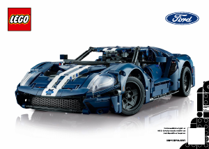 Handleiding Lego set 42154 Technic 2022 Ford GT