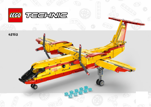 Rokasgrāmata Lego set 42152 Technic Ugunsdzēsēju lidaparāts