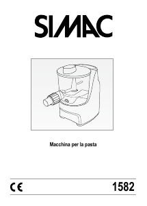 Manuale Simac 1582 Macchina per pasta