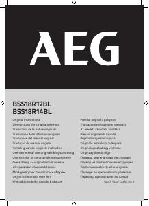 Priročnik AEG BSS18R14BL0 Udarni ključ