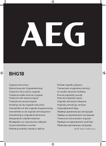 Manual de uso AEG BHG 180 Decapador por aire caliente