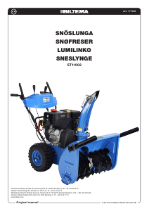 Käyttöohje Biltema ST 11002 Lumilinko