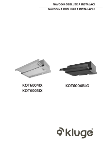 Manuál Kluge KOT6004IX Odsavač par